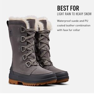 Sorel Women's Tivoli IV Tall Boot - Light Rain &Light Snow -Waterproof- Size 8.5